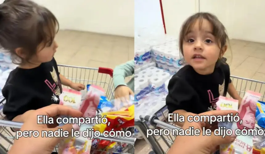 Video: Le piden a una niña compartir su dinero con su hermano y ella parte el billete a la mitad