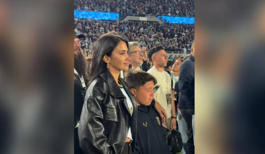 Entre lágrimas y emoción: así vivieron Antonela y sus hijos la despedida de Messi 
