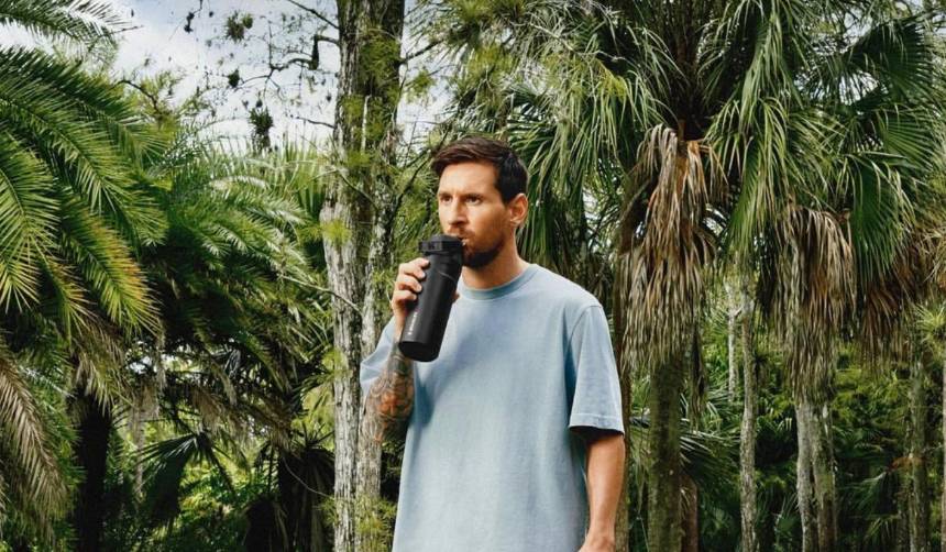 Messi, mate y familia: la escena que enterneció en las redes sociales