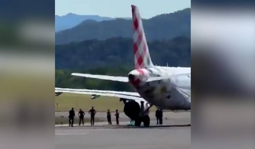 Un hombre muere succionado por el motor de un avión en un aeropuerto de Italia 