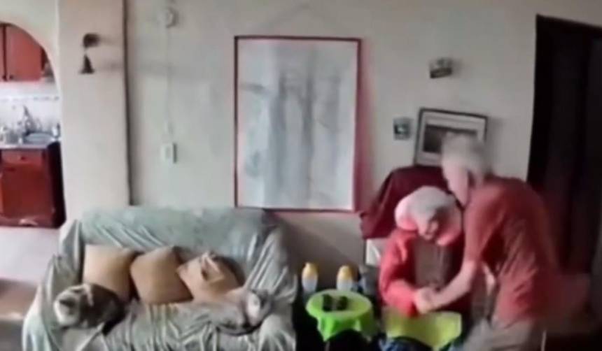 ¡Solo pensó en ella!: Conmovedora reacción de una pareja de ancianos durante el terremoto en Venezuela