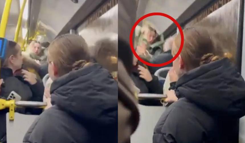 Video: mujer embarazada agrede a anciano por no cederle el asiento en el transporte público