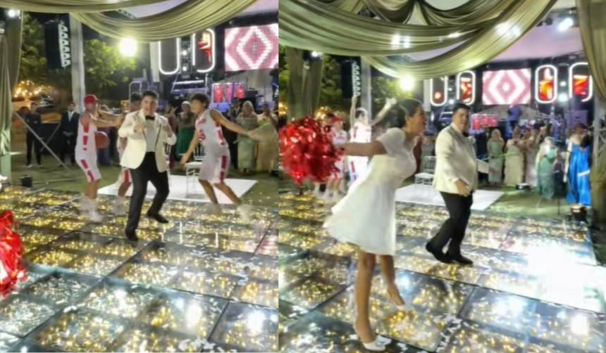 Novio se roba el show en su boda al hacer la coreografía de ‘High School Musical’