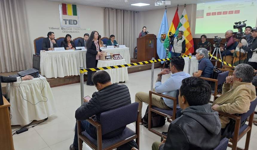 Conoce la ubicación que tendrán en la papeleta los candidatos a la Alcaldía de Cochabamba 