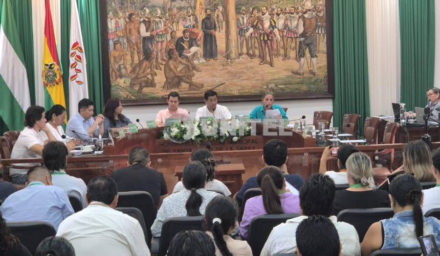 Concejo de Santa Cruz de la Sierra elige comisiones en una sesión con nueva directiva y sin incidentes