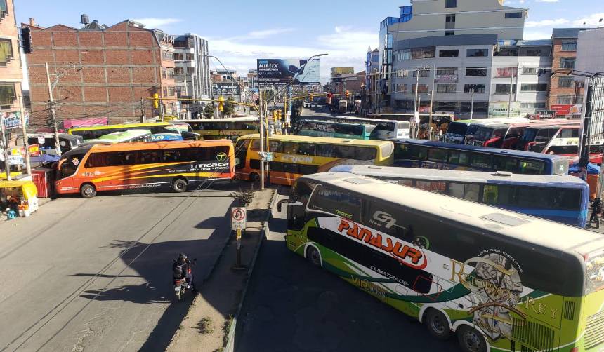 Paro de transporte: ¿A qué hora se normaliza la circulación de vehículos en La Paz?