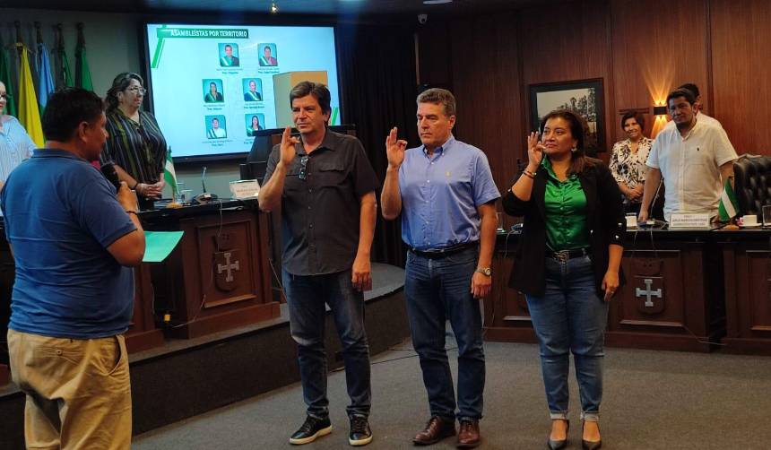 La Asamblea Legislativa Departamental de Santa Cruz eligió los cargos vacantes dentro de la directiva 