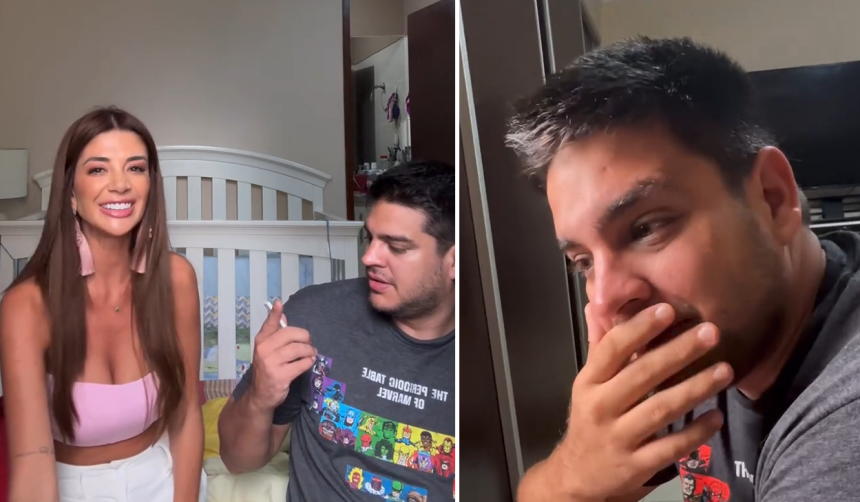 Video: Esta fue la reacción de Marco Antelo cuando Anabel le dijo que será papá por segunda vez