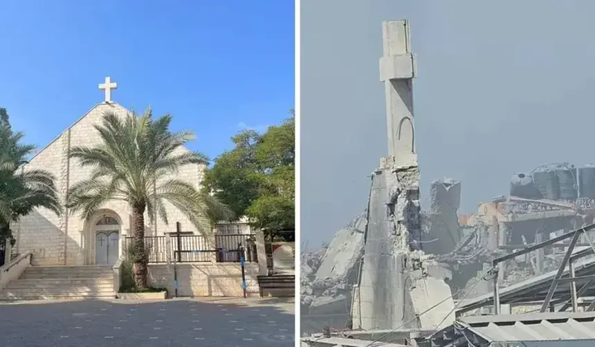 Israel ataca la única iglesia católica de Gaza y deja cuatro muertos