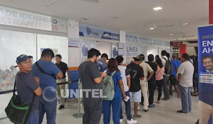 Crecen las filas por carnet de identidad a días del balotaje y en medio del pago del Bono Juancito Pinto