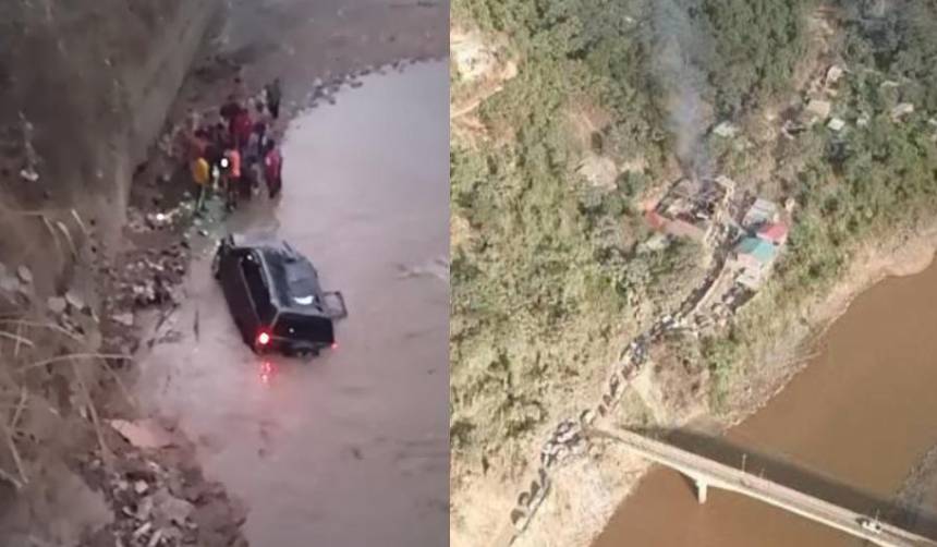 Una persona muere tras la caída de una vagoneta al río Guanay, en La Paz