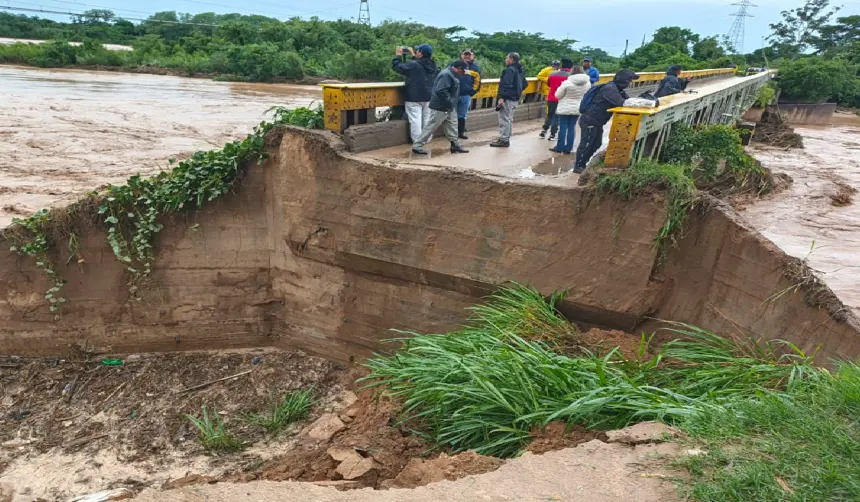 Colpa Bélgica queda aislado al tener su puente principal deshabilitado debido a las lluvias