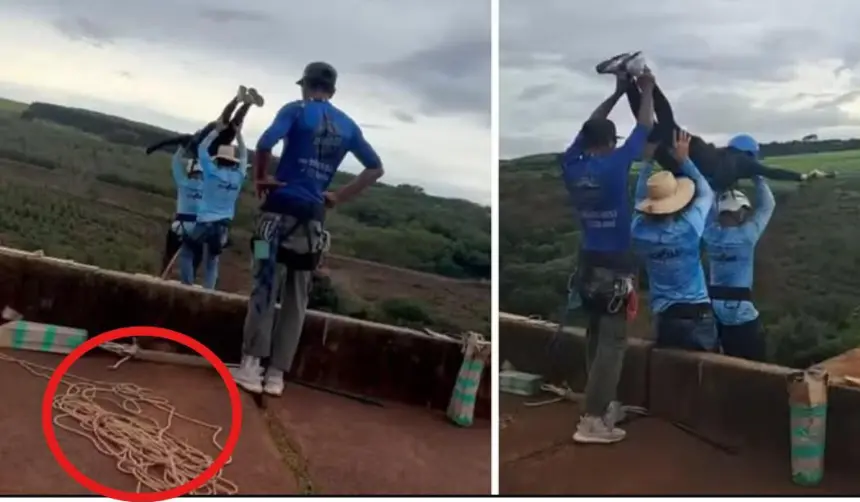 Imágenes fuertes: sale a la luz el video del momento cuando joven es lanzada de un puente