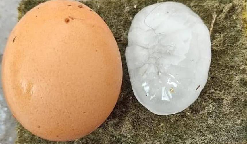 Granizo del tamaño de huevos asusta a las familias en la ciudad de Tarija