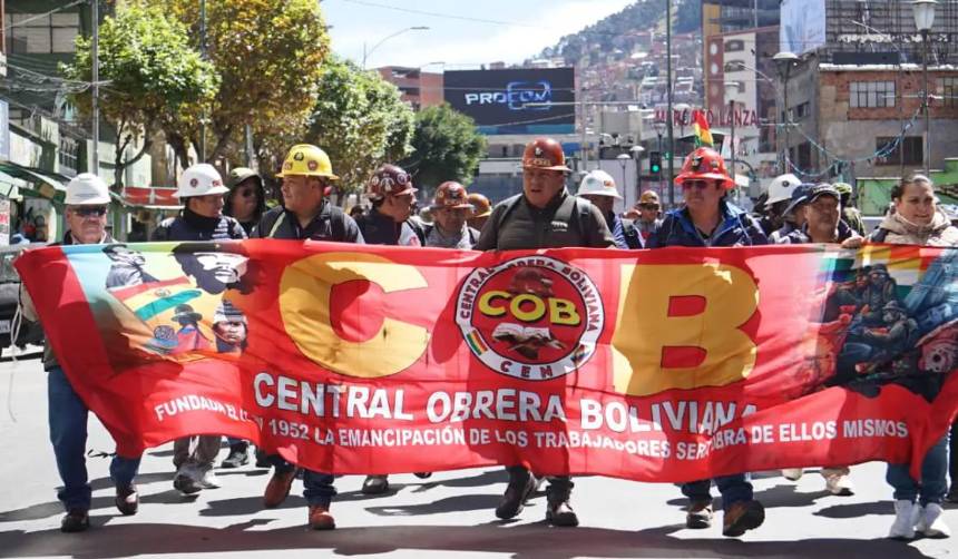 A días de la marcha evista, la COB convoca a un ampliado nacional para este jueves