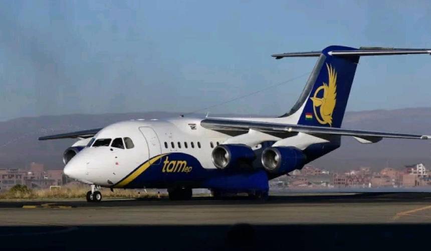 TAMep reanuda vuelos nacionales con conexiones entre La Paz, Cochabamba, Santa Cruz y Cobija