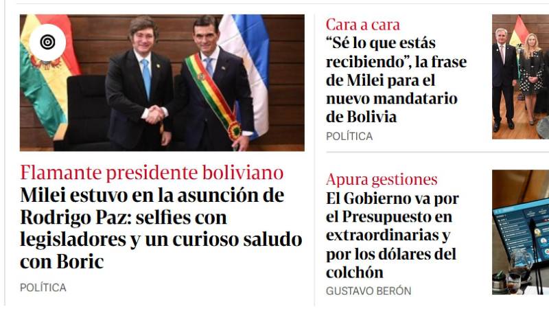 Notas de El Clarín.