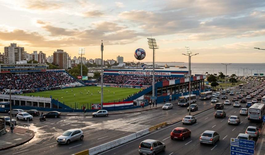 Insólito: Una pelota salió del estadio de fútbol y provoca un choque de vehículos en plena carretera 