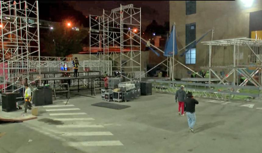 Ultiman detalles en el escenario principal y pabellones para dar inicio a la Fipaz 2026