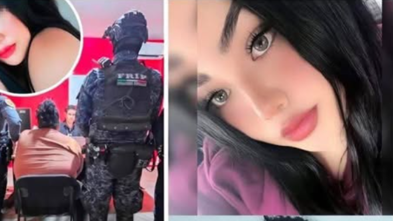 Imagen de la joven con flitros