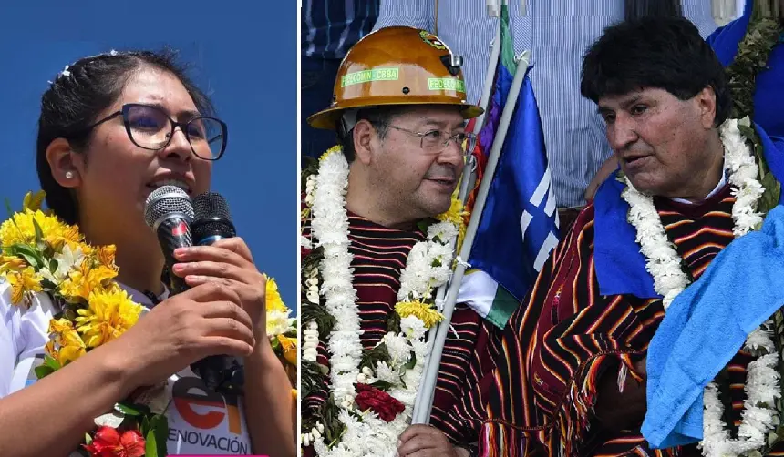 “La campaña se ha complicado”: Morena dice ser “víctima de un fuego cruzado” entre Evo y Arce