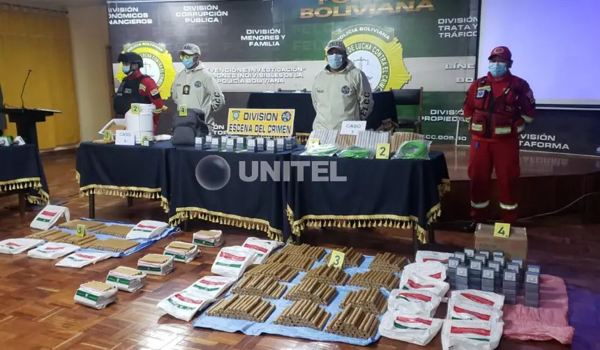 Policía secuestra más de 41.000 explosivos, mechas y vehículos que son relacionados con bloqueadores