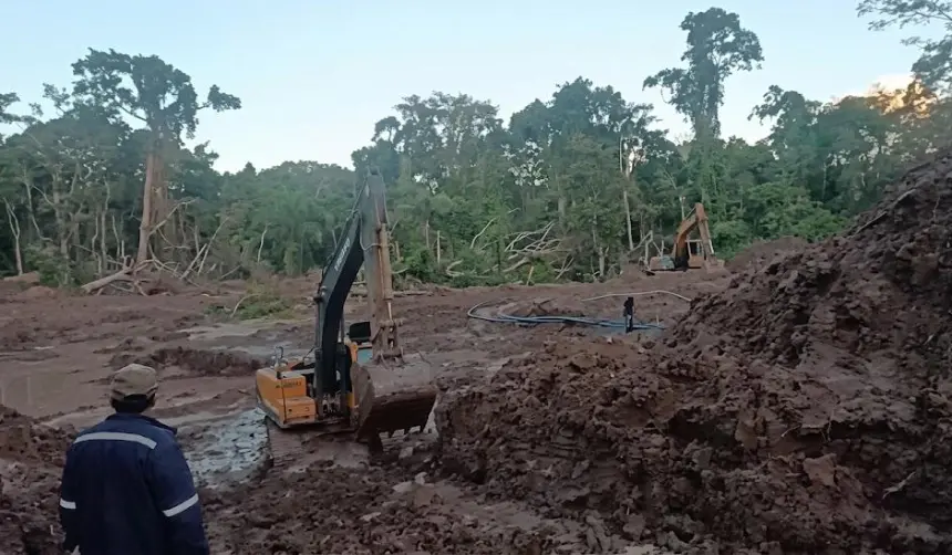 Denuncian contaminación con mercurio en ríos de Guarayos y la Chiquitania por minería ilegal
