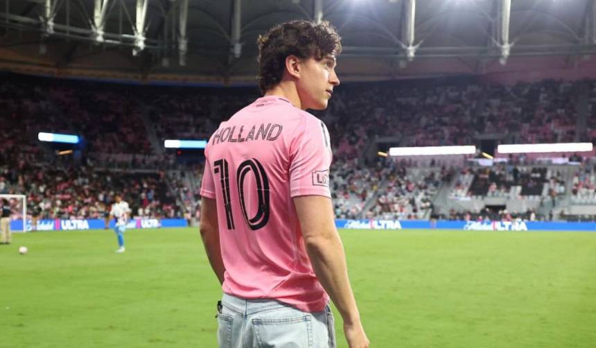 Tom Holland lució la ‘10’ en un partido del Inter de Miami