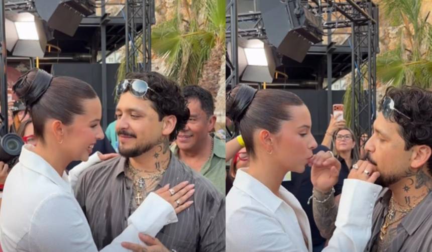 ¡Juntos en todas! Ángela Aguilar y Christian Nodal sorprenden con romántico gesto 
