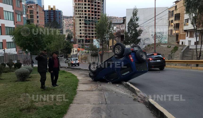 Tres accidentes de tránsito en La Paz dejan cuatro heridos en menos de 24 horas