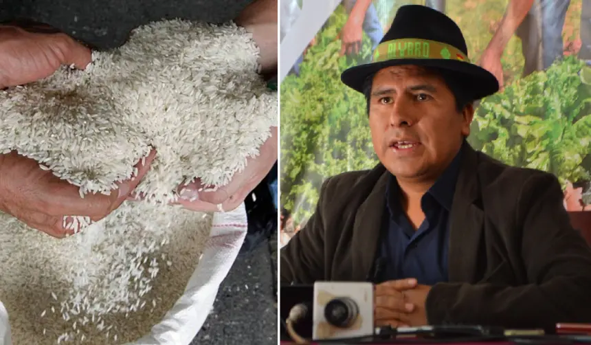 Viceministro evita responder por arroz de mala calidad importado por el Gobierno