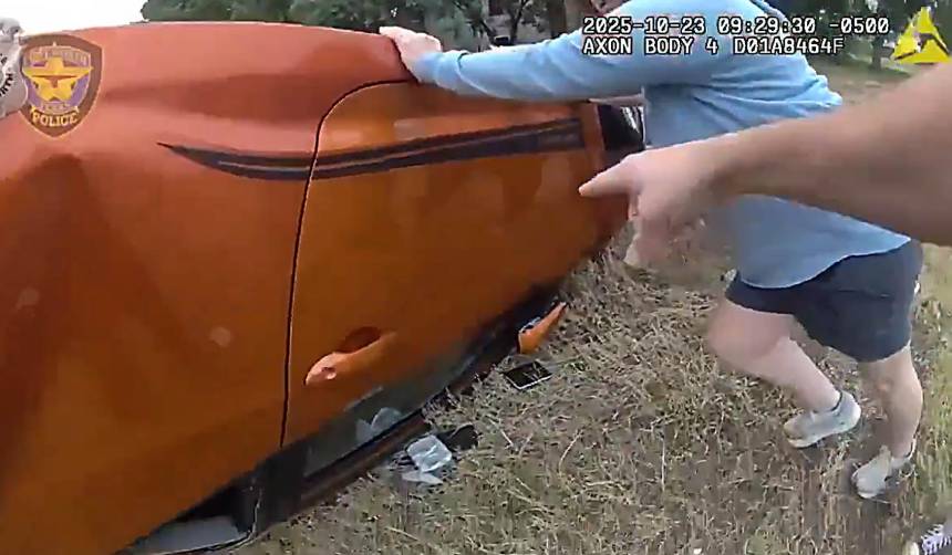 Imágenes sensibles: Dramático rescate de un bebé que quedó debajo de un auto y no respiraba 