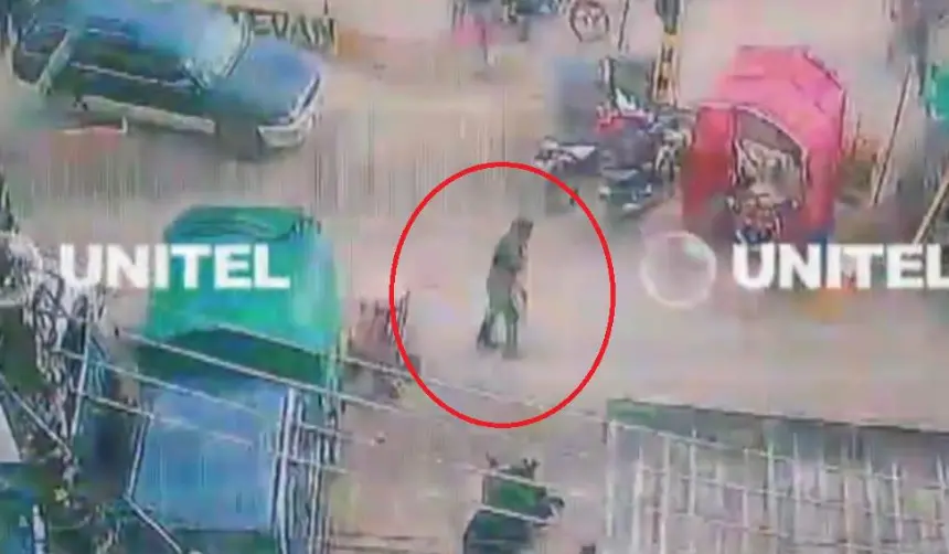 Video captó los últimos minutos de vida del hombre que murió apuñalado en un mercado en Montero