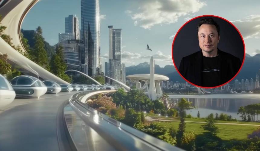 Elon Musk comparte un video del futuro que imagina: robots, ciudades espaciales y un Hyperloop 