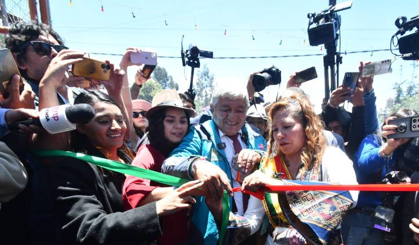 Alasita 2026: “Solo pedimos dinero para obras y que el 50/50 sea una realidad”, dice Arias 