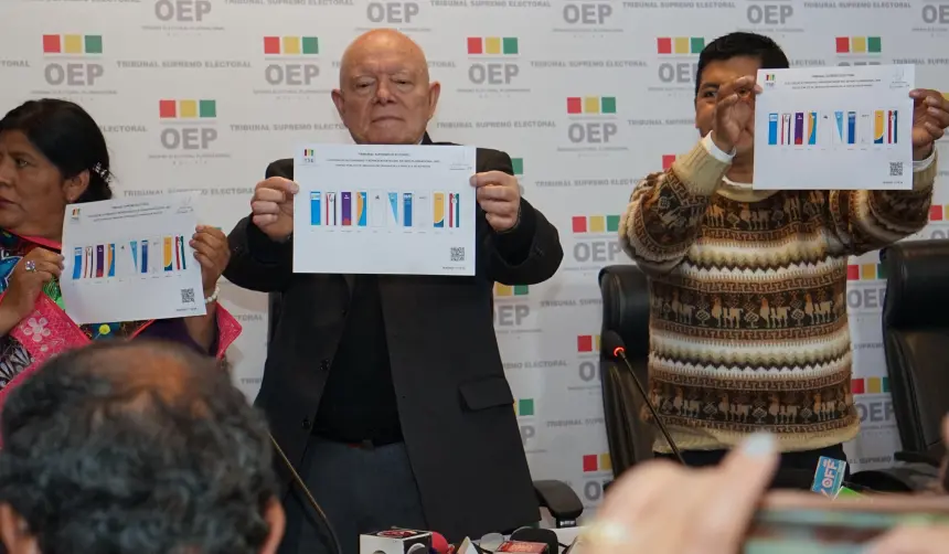 Así quedó sorteada la papeleta para las elecciones presidenciales 2025