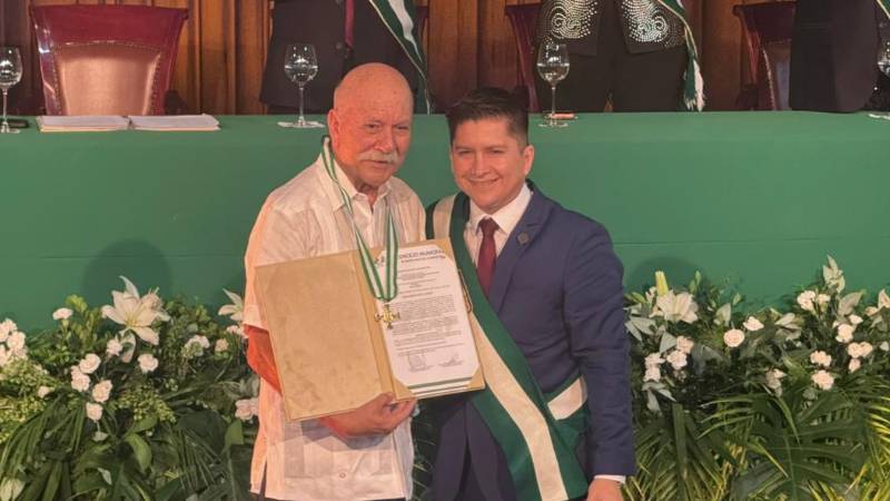 Luis Alberto Roca García fue nombrado Hijo ilustre 