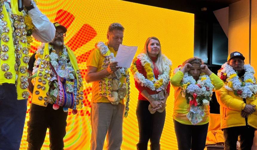 Alianza Patria Sol presenta a sus candidatos a la Alcaldía y la Gobernación de La Paz