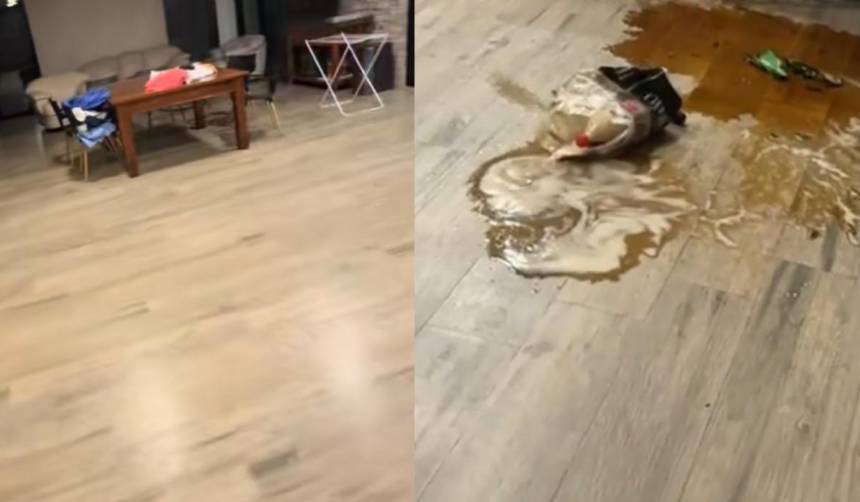 ¡Insólito! Quiso demostrarle a su mamá que tenía la casa limpia y terminó viviendo un momento inesperado
