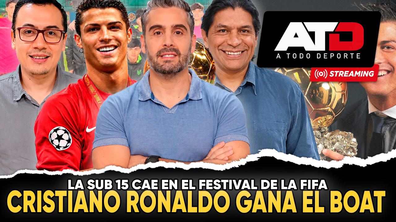 CRISTIANO RONALDO GANA EL BOAT...LA SUB 15 CAE EN EL FESTIVAL DE LA FIFA | ATD 163
